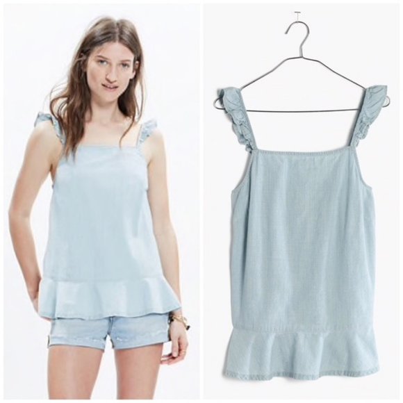 Madewell Tops - Madewell Chambray Cami
